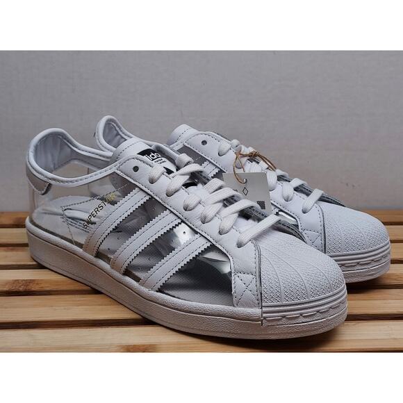 Adidas Mens Superstar Original Transparent Shoes Size 8 main image 12